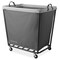 Dryser Commercial Heavy-Duty Rolling Laundry Hamper, Steel Frame Cart on Wheels with Removable Canvas Bin for Hotel or Home